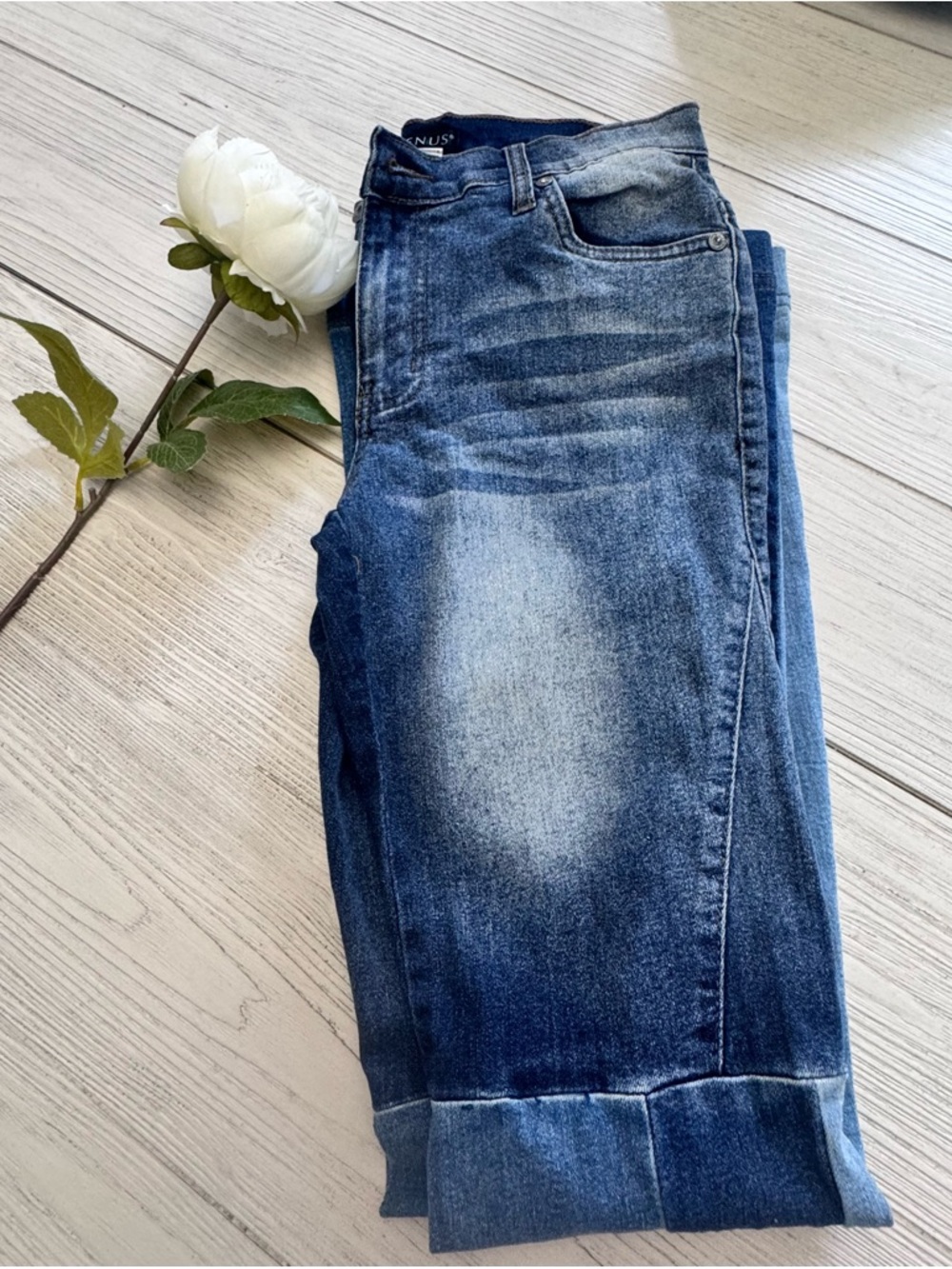 Women’s Venus patchwork flare jeans